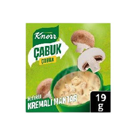Knorr Çabuk Çorba Kıtırlı Kremalı Mantar 19 Gr