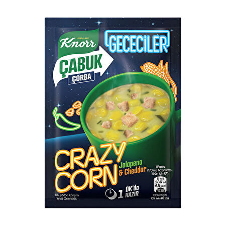 Knorr Çabuk Çorba Crazy Corn 18 Gr