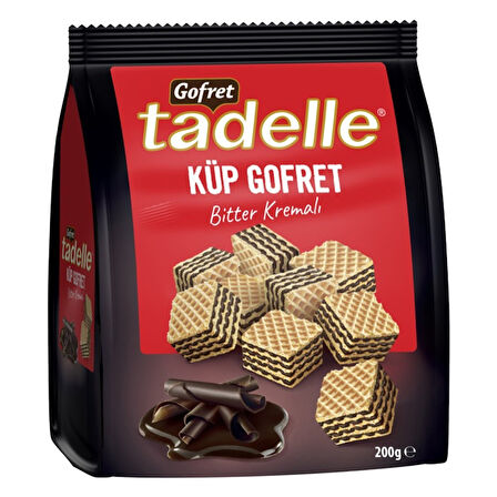 Tadelle Gofret Küp Bitter Kremalı 200 Gr