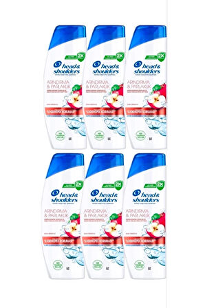 Head&Shoulders Arındırma&Parlaklık Kepeğe Karşı Etkili Şampuan 330 ML 6 Adet