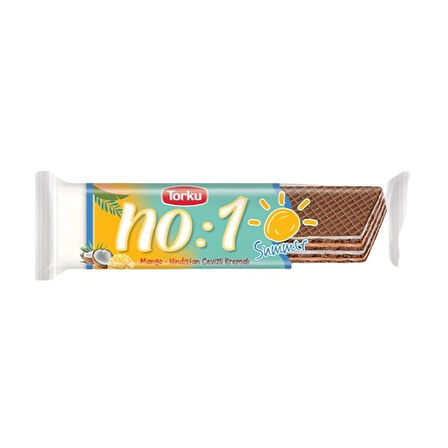 Torku No:1 Summer Mango Hindistan Cevizli Kremalı Gofret 32 Gr