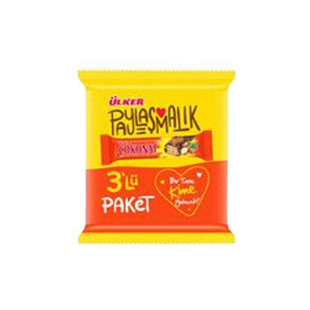 Ülker Çokonat Fındıklı Gofret 3x24 Gr