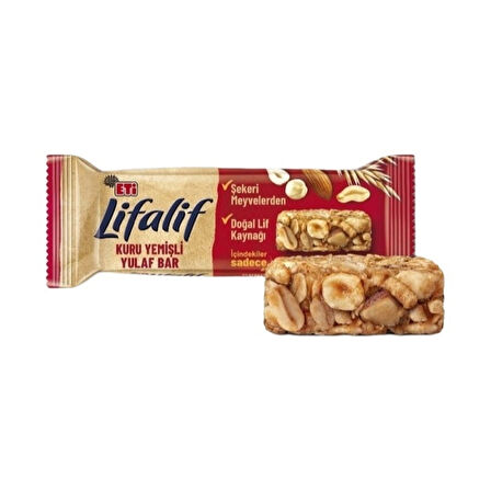 Eti Lifalif Kuruyemişli Yulaf Bar 35 Gr