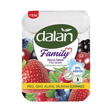 Dalan Family Güzellik Sabunu Meyve Şöleni 4x75 Gr