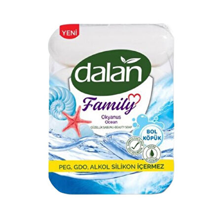 Dalan Family Güzellik Sabunu Okyanus 4x75 Gr