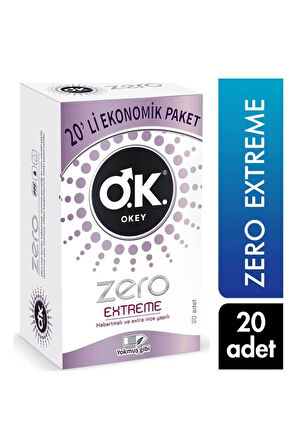 Okey Prezervatif 20´li Zero Extreme