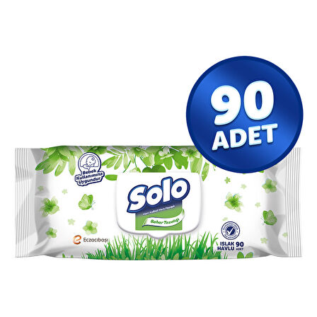 Solo Islak Havlu Mendil Bahar Tazeliği 90'lı