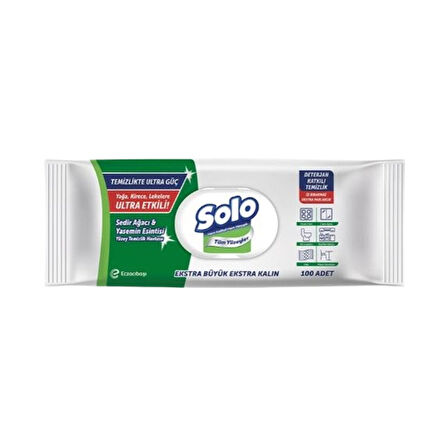 Solo Yüzey Temizlik Havlusu Yasemin & Sedir Özlü 100 Yaprak