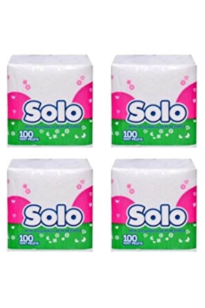 Solo Süper Peçete 100 Lü 4 Paket