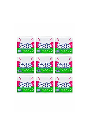 Solo Süper Peçete 100 Lü 9 Paket