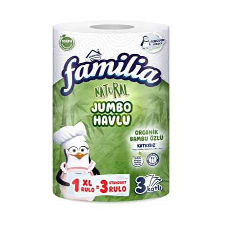 Familia Plus Jumbo Havlu 3 Katlı