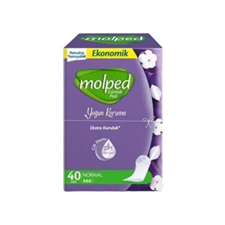 Molped Ped Günlük Koruma Parfümsüz Normal Ekonomik 40'lı