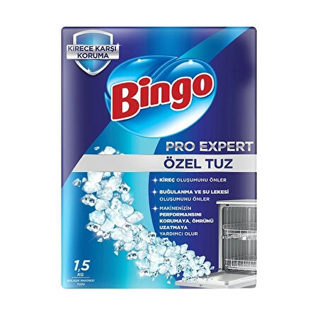 Bingo Bulaşık Makınesi Tuzu 1500 Gr