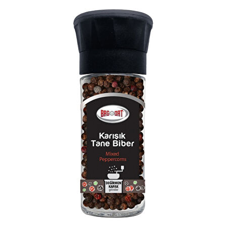 Bağdat Baharat Karışık Tane Biber Değirmen 45 Gr