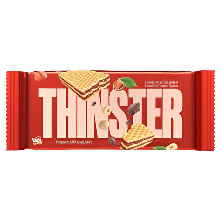 Bifa Thinster Fındık Kremalı Gofret 55 Gr