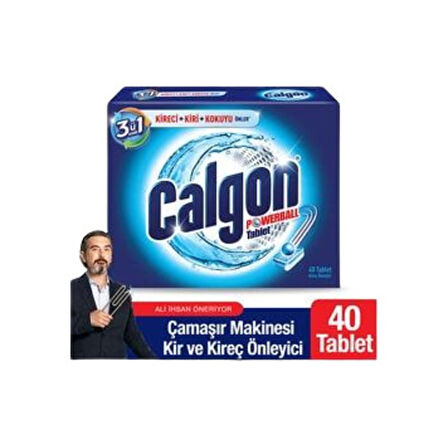 Calgon Çamaşır Makinesi Kireç Önleyici 40 Tablet