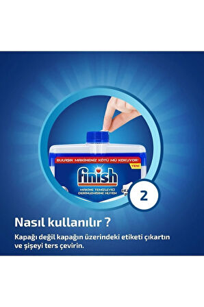 Finish Makine Temizleyici 250 ml x 2'li Set