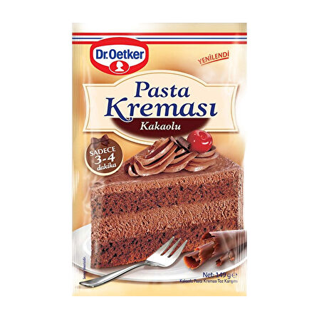 Dr. Oetker Pasta Kreması Kakaolu 149 Gr