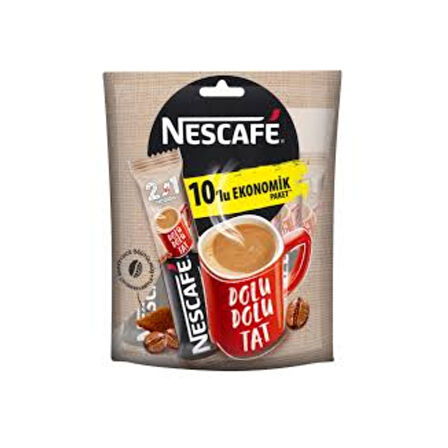Nescafe İkisi Bir Arada 10 Gr 10'lu