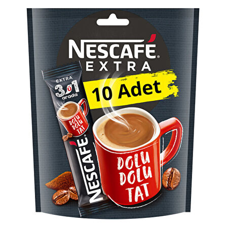 Nescafe 3'ü 1 Arada Extra 10x16,5 Gr