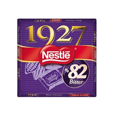Nestle Çikolata 1927 %82 Kakao Bitter Kare 65 Gr