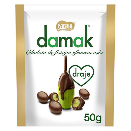 Nestle Draje Damak Antep Fıstıklı 50 Gr