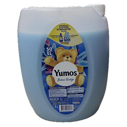 Yumoş Çamaşır Yumuşatıcısı Bahar Tazeliği 5 Lt