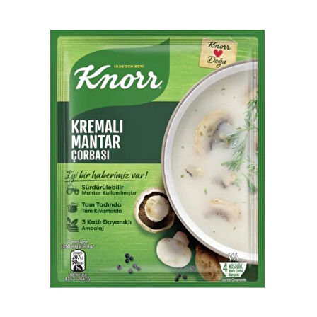 Knorr Kremalı Mantar Çorbası 63 Gr