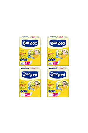 Canped Mesane Pedi L (Yoğun) 80'li (4 Paket X 20 Adet)