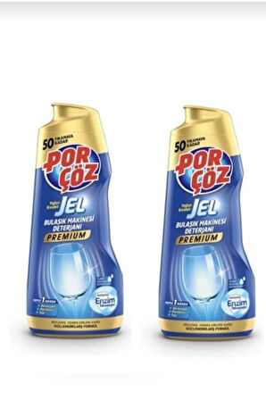 Porçöz Bulaşık Makinesi Deterjanı Jel Premium 900ml X 2