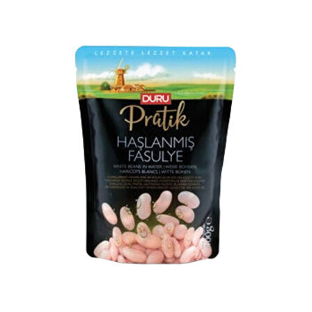 Duru Fasulye Pratik Haşlanmış 400 Gr