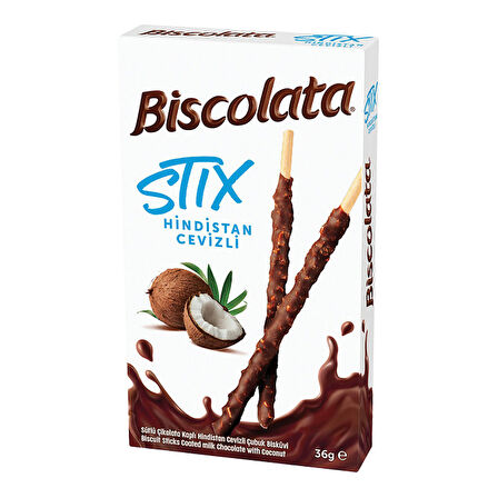 Şölen Biscolata Stix Hindistan Cevizi Biscolata 36 Gr