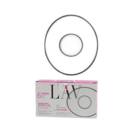 Güntat Lav Asn274f 6 Lı Çay Tabağı