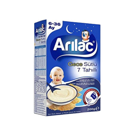 Arı Ek Gıda 7 Tahıllı Gece Bebek Ve Küçük Çocuk 200 Gr