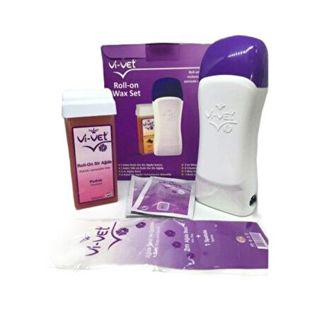 Vi-vet Vi-Vet Roll-on Ağda Isıtıcı Seti