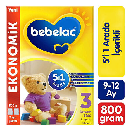 Bebelac Çocuk Devam Sütü No 3 800 Gr