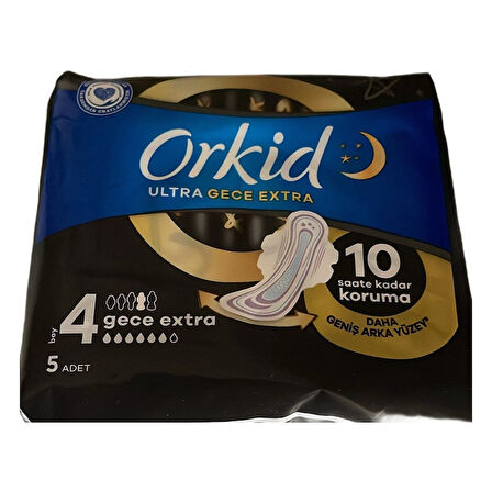 Orkid Ultra Gece Extra 4 Boy 5 Adet
