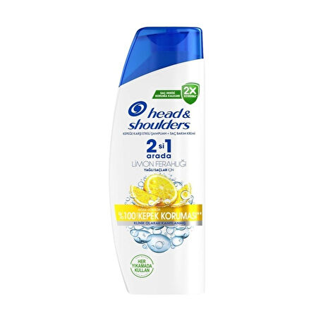 Head&Shoulders Şampuan Limon Ferahlığı 2ın1 300 Ml