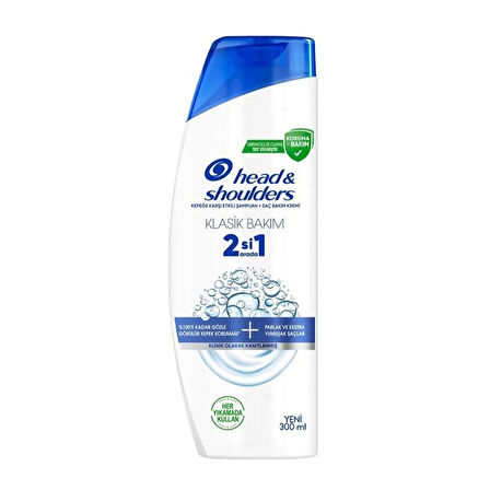 Head&Shoulders Şampuan Klasik Bakım 2si1 Arada 300 Ml