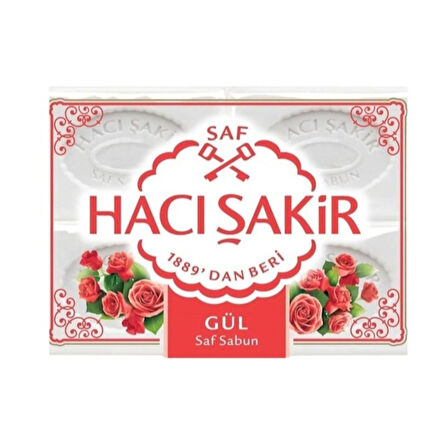 Hacı Şakir Banyo Sabunu Gül 4x150 Gr