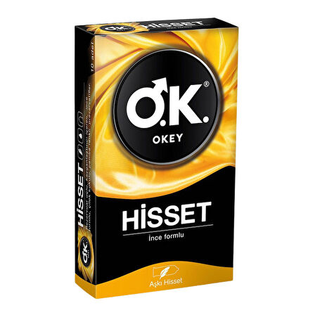 Okey Prezervatif Prezervatif Hisset 10'lu