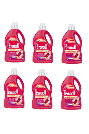 Perwoll Hassas Bakım Sıvı Çamaşır Deterjanı Renkli Yenileme 6 x 2970 ML 200 Yıkama