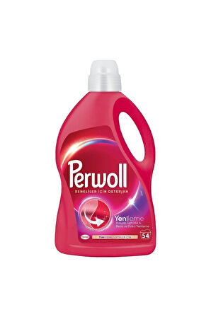 Perwoll Renkliler Yenileme & Hassas Sıvı Çamaşır Deterjanı 2.97L 4'lü set (Toplam 216 Yıkama)
