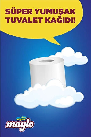 Maylo 3 Katlı Tuvalet Kağıdı 3 x 32'li