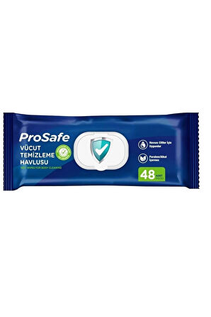 PROSAFE Yetişkin,hasta Vücut Temizleme Havlusu X3 Adet