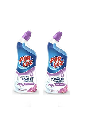 Porçöz Ekstra Güçlü Hijyenik Tuvalet Temizleyici Orkide Kokusu 750 ml X 2 Adet