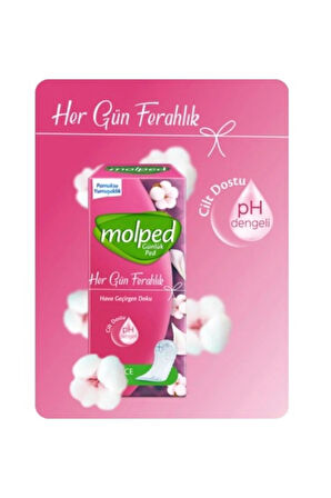 Molped Her Gün Ferahlık İnce Günlük Ped 20'li
