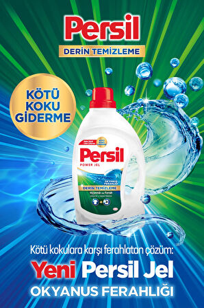 Persil Jel Okyanus Ferahlığı Sıvı Çamaşır Deterjanı 26 Yıkama  1.690 ml 3'lü Set
