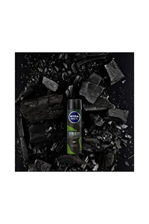 NIVEA Men Deodorant Deep Dimension Amazonia 150 ML - 6'lı Avantaj Paketi