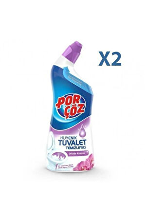 Porçöz Hijyenik Tuvalet Temizleyici Jel Orkide Kokulu 750 Ml X 2